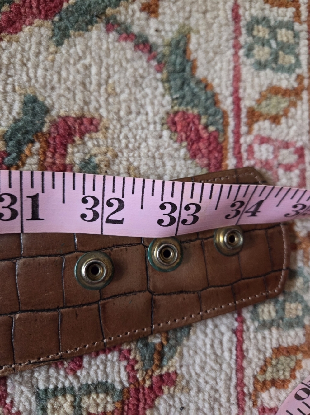 Y2k Streets AHEAD LEATHER Belt With Metal Leopards - Picture 12 of 16